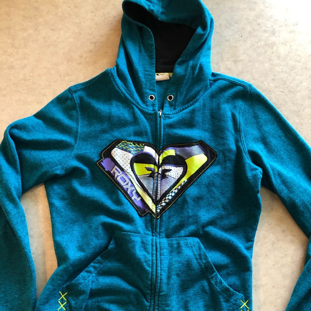 Roxy Hooded Zip-up Jacket